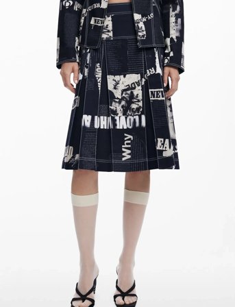 Desigual Newspp - Black - S