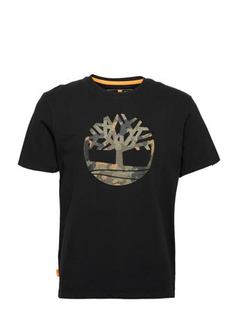 Ss Tree Camo Tee T-shirt Sort Timberland