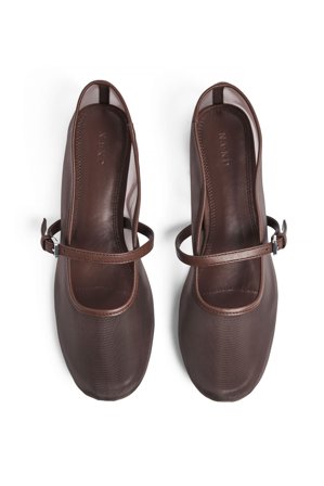 NA-KD Ballerines en maille - Chaussures Plates - Brun - EU 41