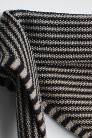 COS Homme Triangle En Maille De Laine Mérinos Texturée in Beige