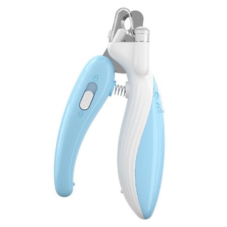 Kloklippere for kjæledyr - Elektrisk - Rustfritt stål - LED-lys - Sprutsikker