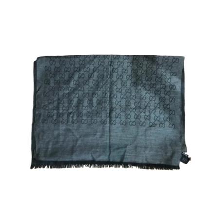 Gucci Vintage, Pre-owned Cashmere scarves Blauw, Dames, Maat:ONE Size