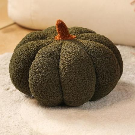 Halloween gresskar pute plysj hjemmedekorasjoner - Perfet dark green