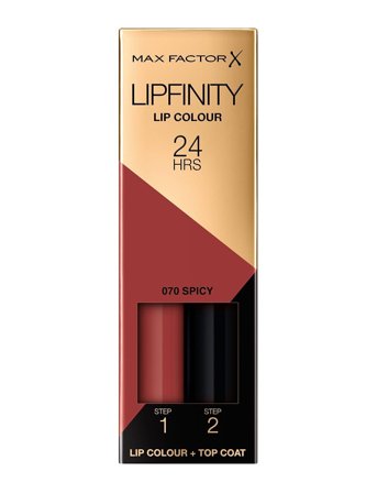 Max Factor Lipfinity 070 Spicy - Brown - 4 ML