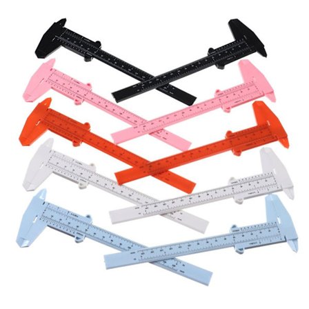 10 Pack Mini Caliper Vernier Caliper Double Scale