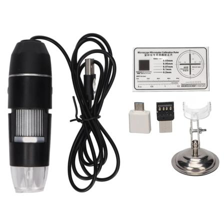 USB karvatupen ilmaisin 800x suurennus 8kpl kevyt siru kannettava ihodiagnoosi hiusanalysaattori
