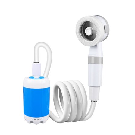 1 Kannettava kastelujärjestelmä, retkisuihku, ulkosuihku, päivitetty ladattava sähköinen suihkupumppu, sopii retkeilyyn -XF21-