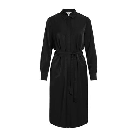 Object, Shirt Dress Zwart, Dames, Maat:M