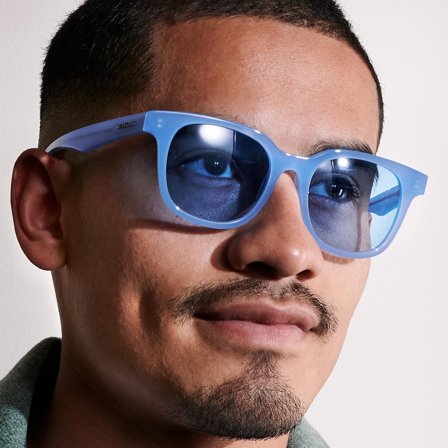 Wilder Thea Blue & Blue Polarised Sunglasses for Men