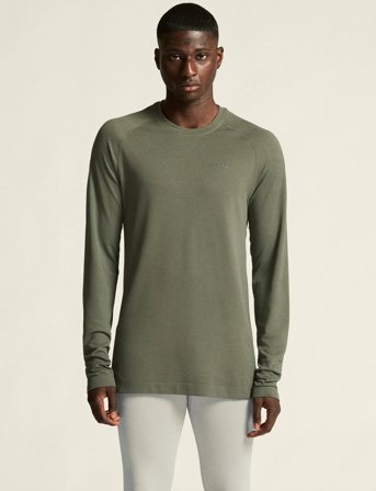 Craft Active Comfort Ls 2 M - Khaki green - L