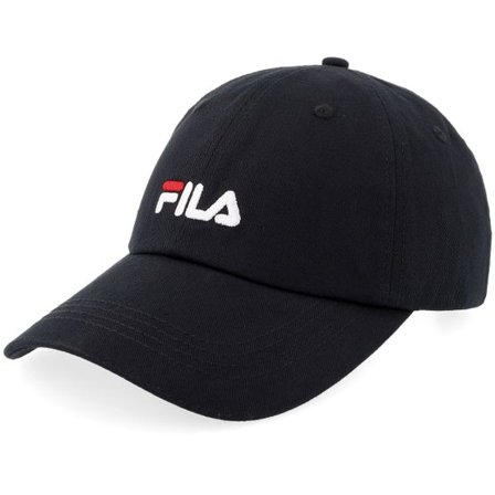 Fila - Svart unconstructed Keps - Ciocca Black Dad Cap @ Hatstore