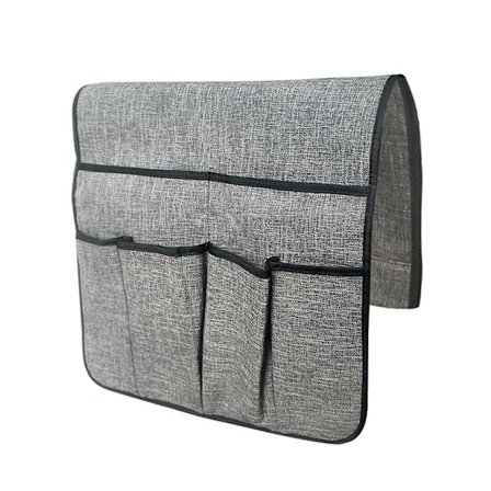 Sofa Armlæn Organizer med 6 Lommer Fjernbetjening Holder på Sofa Stol Arm Opbevaring Pung til Magasin
