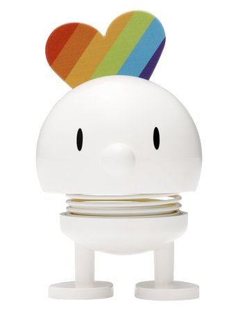 Hoptimist Hoptimist Rainbow - White - S