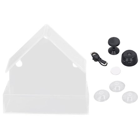 Smart Fågelmatare Kamera 720p HD Fjärrstyrd Mörkerseende Fönstermontering med Starka Sugkoppar