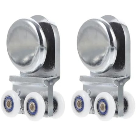 /EA/72mm Skyvedørrulle i aluminiumslegering, stille drift, kompatibel med 6-10mm glass