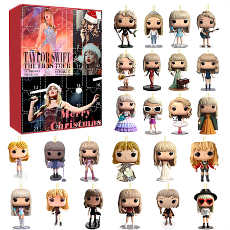Mub - Jul Adventskalender Dukke Taylor 24 Dager Nedtelling Fan Gave