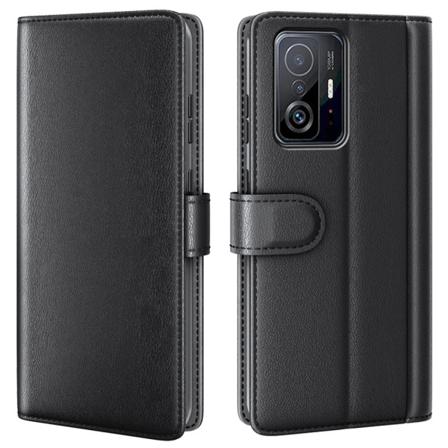 Äkta Läderfodral Xiaomi 11T/11T Pro Svart