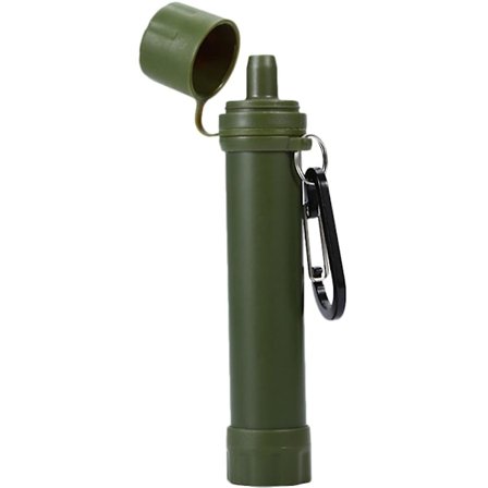 Vattenfilter Bärbar Vattenreningsanordning Nödkit Vattenfilter Ryggsäck Återanvändbar Vattenfilter