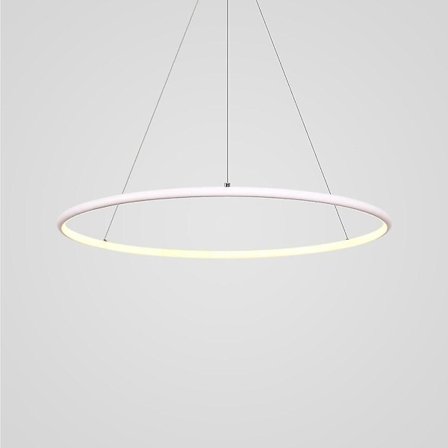 1-lys LED rund taklampe, omgivelseslys, aluminium