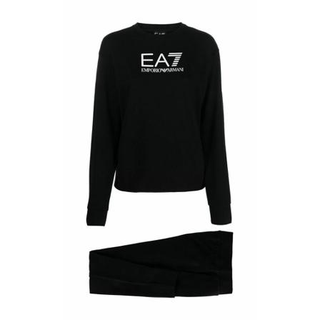 Emporio Armani Ea7, Training Sets Zwart, Dames, Maat:XS