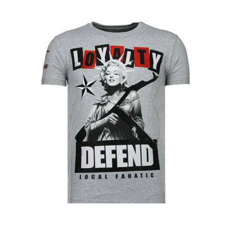 Local Fanatic - T-shirts - Grå - Herr - Storlek: L, Herr, Storlek: L