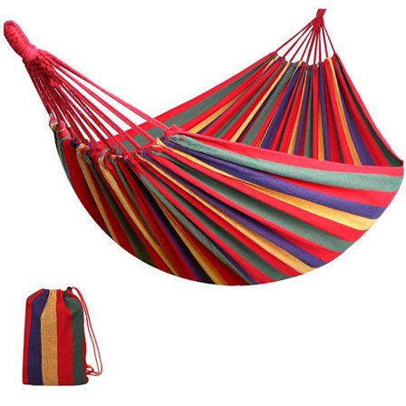 Utendørs Camping Hengekøye, Lett Bærbar Lerretet Utendørs Hengekøye