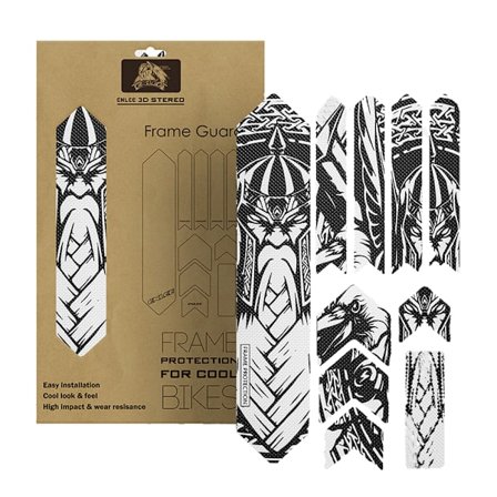 3D Cykelklistermärke Ram Repskyddande Skydd MTB Landsvägscykelskydd