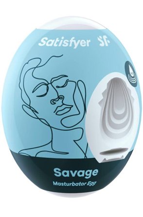 Satisfyer Masturbator Egg Single Savage Onaniägg - Blushme.se