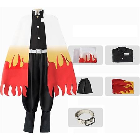 Anime Demon Slayer Kimetsu No Yaiba Zenitsu Giyu Tanjirou Kamado Nezuko osplay Dame Barn Menn Kimono - Perfet C