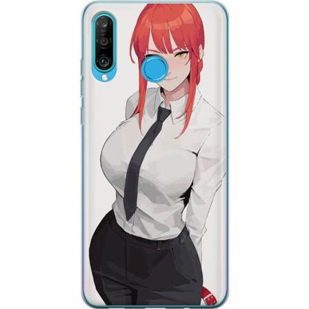 Huawei P30 Lite Skal / Mobilskal - Makima Chainsaw Man
