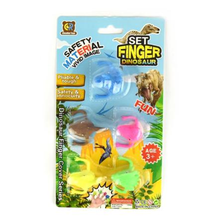 Robetoy 41614 Leksaker Finger Dinosaurie Set 5-pack