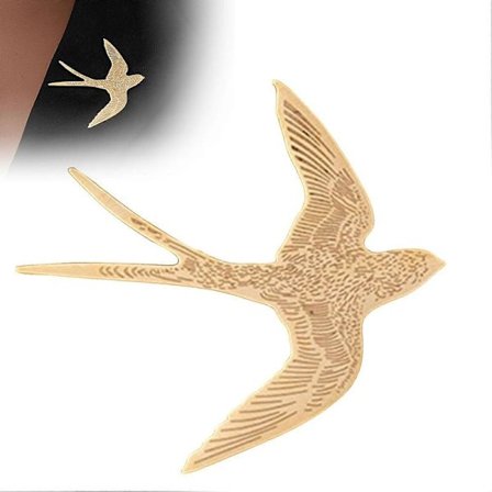 Dame Svalefigur Broche Nål Brudebuket Broche Nål Beklædningsgenstande til Bryllupsbuket Gave