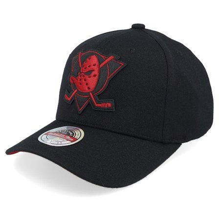 Mitchell & Ness - NHL Schwarz Adjustable Cap - Anaheim Ducks Inferno Classic Red Anaheim Ducks Black/Red @ Hatstore