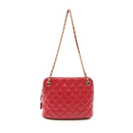 Chanel Vintage Pre-owned Shoulder Väska röd, Dam Vintage Väskor, Dam, Storlek: ONE SIZE