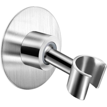 Sunrain Duschhuvudhållare i Rostfritt Stål 360 Justerbar Självhäftande Handhållen Duschhuvud för Badrum