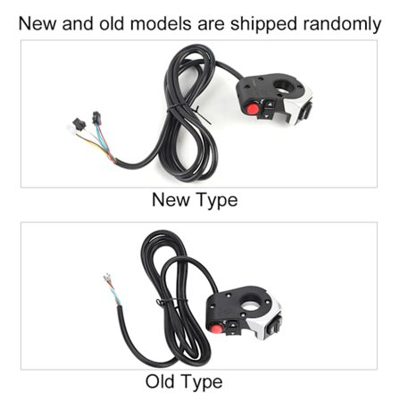 Sähköpyörän ohjaustangon ohjauskytkin, kestävä pitkä kaapeli integroitu 3 in 1 ajovalojen äänimerkin suuntavilkkukytkin, yleismallinen iskunkestävä 