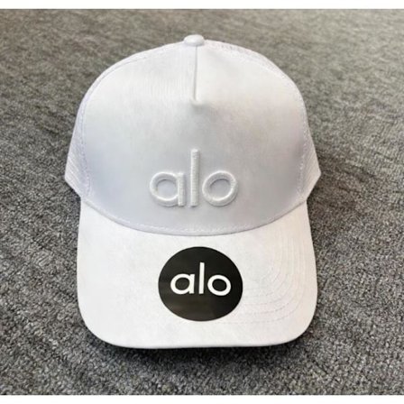 ALO Hatt for menn og kvinner, hard topp, pustende, solhatt, fritidshatt, golfhatt - Hvit