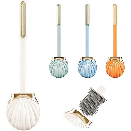 WC-harja, silikoninen WC-harja, seinäkiinnitys, WC-harjateline kylpyhuoneeseen, silikoninen WC-harjasetti, WC-harja, WC-harja (FMY)