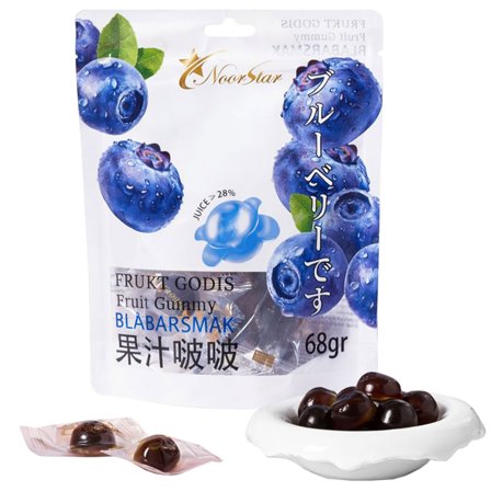 Hedelmäkarkit Mustikka 68g