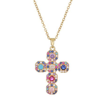 Enkelt och modernt halsband i titanstål