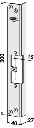 STEP ST9524 Stolpe for STEP 18 og 28E Secure Venstre, Alarm & sikkerhet