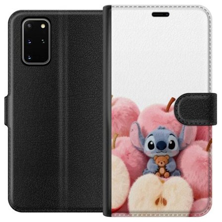 Kompatibel Tegnebogsetui til Samsung Samsung Galaxy S20+ Farverig collage med futuristiske pigegruppe karakterer, hjerter og glitter i moderne pop og