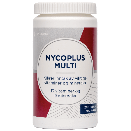 Nycoplus Multi Vitaminer 200 stk