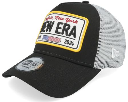 New Era Black/Grey A-Frame Trucker - New Era