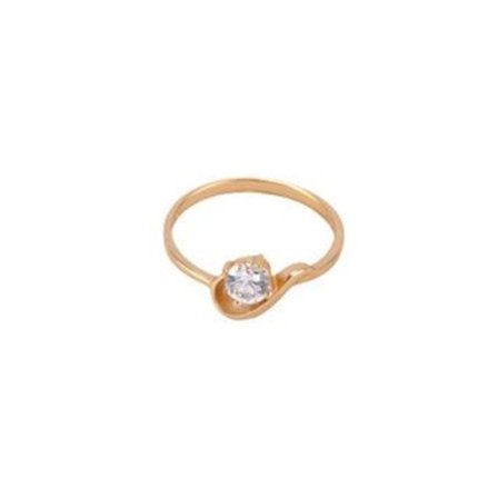 18K Guldfyllda Guld gulddoublé Filled CZ Ring