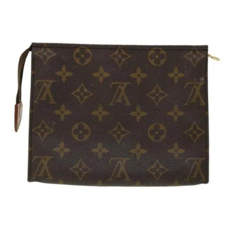 Louis Vuitton Vintage, Pre-owned Canvas pouches Bruin, Dames, Maat:ONE Size,leer