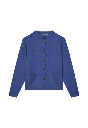 Sibin Linnebjerg Cardigan Dell Tröjor Dam Blå S