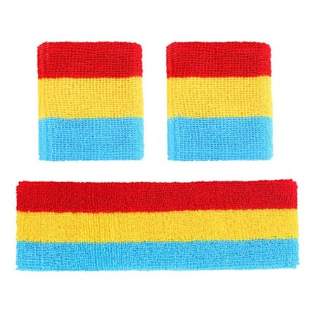 3st/ Set Sportarmband Svetthuvudband AA
