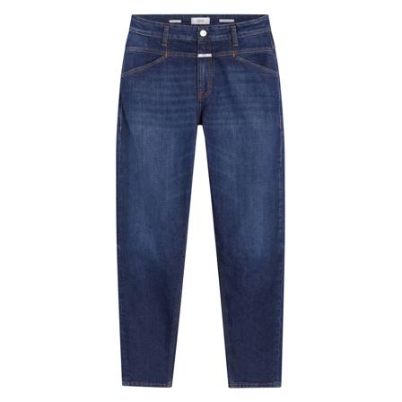 Closed Cropped Jeans , Blauw , Dames , Maat: W28