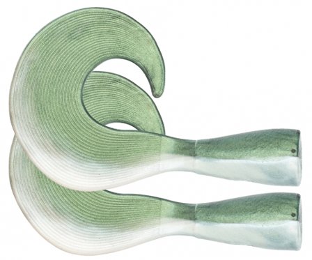 Sparetail Zonker Tail C21 Green/Pearl White 2-pack